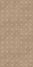 Load image into Gallery viewer, Textured fabric pattern with small cross symbols on a beige background