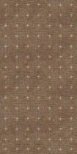Load image into Gallery viewer, Brown fabric with a subtle pattern of small white crosses