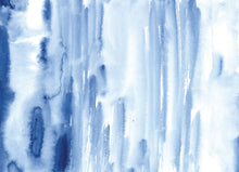 Load image into Gallery viewer, Water color blue paint of 13''x18'' placemat