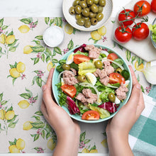 Load image into Gallery viewer, Lemon pattern on a PVC placemat