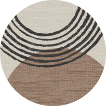 Load image into Gallery viewer, Classic brown pattern for round placemat
