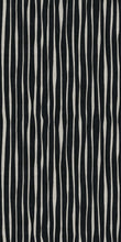 Load image into Gallery viewer, Black and white striped rug pattern