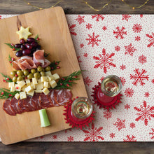 Load image into Gallery viewer, Red Holiday Placemat