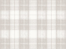 Load image into Gallery viewer, Gray and white plaid pattern