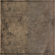 Load image into Gallery viewer, 6''x6'' sample of faux leather brown table runner