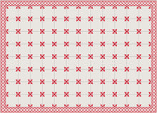Load image into Gallery viewer, Red Christmas themed placemats