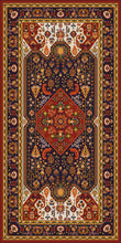 Load image into Gallery viewer, Red vinyl mat inspired by authenticate Persian rug - area rug