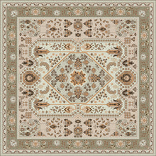 Load image into Gallery viewer, Beige vinyl mat inspired by authenticate Persian rug -  sample