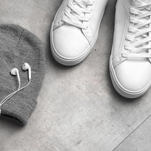 Load image into Gallery viewer, shoes on cement texture designed vinyl mat