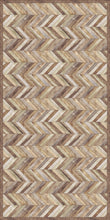 Load image into Gallery viewer, Nature hardwood floor durable and non washable  vinyl mat design - area rug