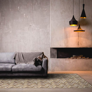 Nature hardwood floor durable vinyl mat design in a cozy living room