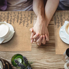 Load image into Gallery viewer, Laura placemat on a wood table