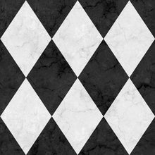 Load image into Gallery viewer, black and white marble vinyl mat