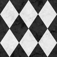 Load image into Gallery viewer, black and white marble vinyl mat