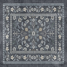 Load image into Gallery viewer, Decorative floral pattern on a textured fabric background
