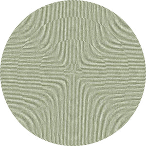 Green Round  easy to wipe clean  13'' placemat