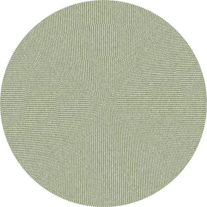 Green Round  easy to wipe clean  13'' placemat