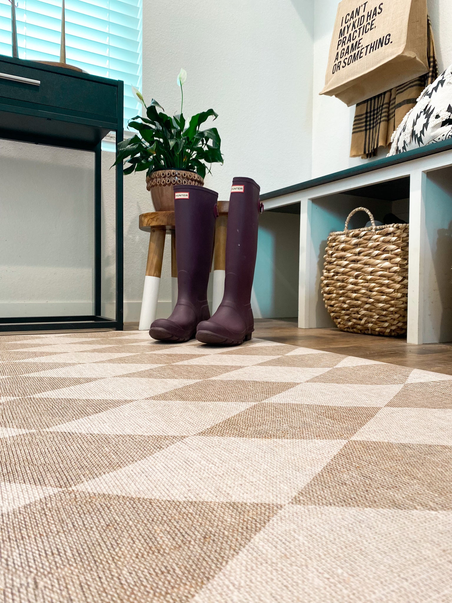 Checkered Vinyl Mat