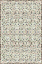 Load image into Gallery viewer, Patterned desk mat with a floral design on a beige background
