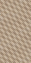Load image into Gallery viewer, Textured fabric with brown and beige zebra stripe pattern
