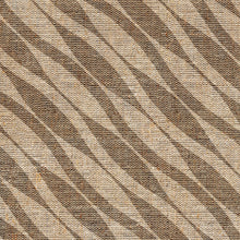 Load image into Gallery viewer, Textured fabric pattern with brown and beige tones
