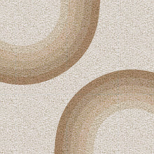 Load image into Gallery viewer, Close-up of a textured beige and brown circular pattern
