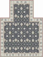Load image into Gallery viewer, Decorative chair mat with intricate pattern on a white background
