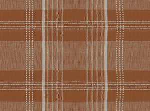 Brown and beige plaid pattern