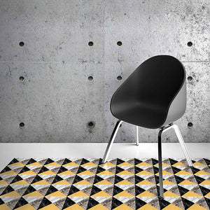easy to clean and non washable vinyl mat inspired by marble design 