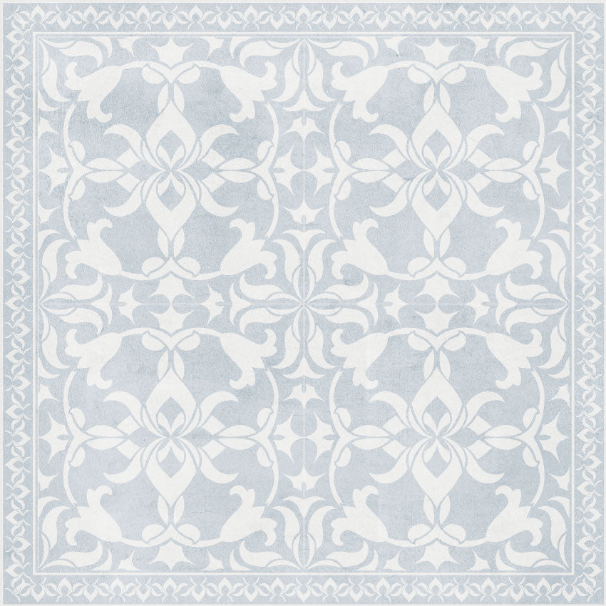 old tile PVC mat