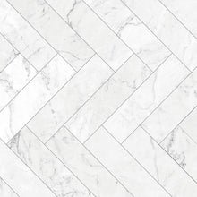 Load image into Gallery viewer, Chevron marble designed vinyl mat

