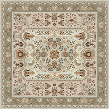 Load image into Gallery viewer, Beige vinyl mat inspired by authenticate Persian rug -  sample
