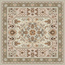 Load image into Gallery viewer, Beige vinyl mat inspired by authenticate Persian rug -  sample
