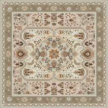 Load image into Gallery viewer, Beige vinyl mat inspired by authenticate Persian rug -  sample
