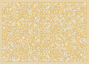 Yellow pattern 13''x18'' placemat