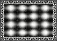 Load image into Gallery viewer, black and white placemat and table runner
