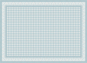 light blue durable easy to clean placemat