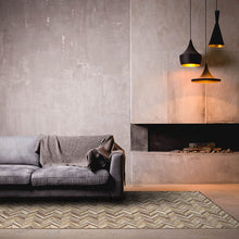 Load image into Gallery viewer, Nature hardwood floor durable vinyl mat design in a cozy living room
