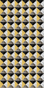 easy to clean and non washable vinyl mat inspired by marble design - area mat
