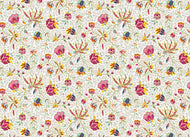 Colorful floral placemat