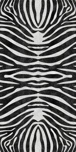 zebra fur contemporary kitchen mat 